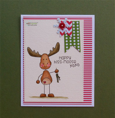 Happy KissMoose Everett Unity Stamp Company