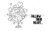 Hearts around the Globe