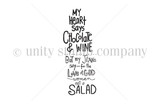 Woman Eat a Salad