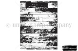 Black-and-white background stamp of a weathered barn-wood plank and brick wall texture.