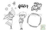 Winter Boy and Girl