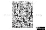 Red rubber background stamp with an all-over vintage burlap weave texture that fills an A2 card.