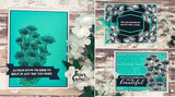 Don't Give Up FRONT & CENTER card, the wildflowers colored brightly with encouragement sentiments like 'I am here for you' and 'You are not alone'.
