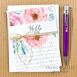 Pink & Blue Watercolored {Paper Pack}
