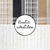 Rustic Textiles {Paper Pack}