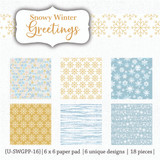 Snowy Winter Greetings {Paper Pack}