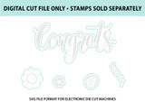Big Time Congrats - Digital Cut File