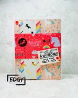 Unicorn-and-rainbow patchwork card stamped 'you are pretty f*cking awesome keep that sh*t up'