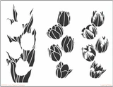 Layering Tulip Stencil