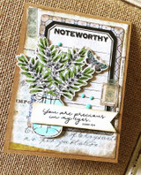 Layered card of the olive foliage jar, 'you are precious in my eyes.'