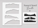 Woodland Layers {stamp & stencil bundle}