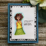 Sassy flower-crown girl on a navy card, 'I swear I have it all together...I just forgot where I put it'.