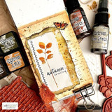 Card of the fall leaves with 'Heartfelt gratitude' and 'FALLING for you.'