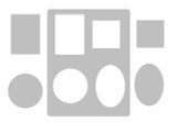 The 8-in-1 Essential Masking Stencil showing pop-out circle, oval, square and rectangle shapes