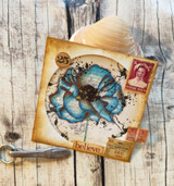 He Provides card, the flower bouquet colored in a soft colorway with 'love never fails' and 'with His love He will calm all your fears' sentiments.