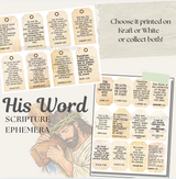 His Word Scripture Tags