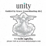 The Guided by Grace coordinating die, an outline die of a graceful winged angel that cuts a clean shape to match the Guided by Grace stamp set.