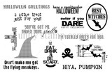 Halloween Chatter {FRONT & CENTER stamps}