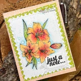Lily Notes {stamp & stencil bundle}