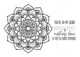 Mandala of the Heart {bkg 3/25}