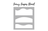 Snowy Scapes Stencil