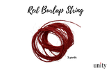 Red Burlap String- 1mm - DOOR BUSTER