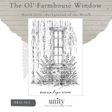 The Ol' Farmhouse Window - Background of the Month - 1 Time Purchase