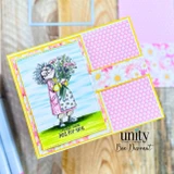 Fold-out grandma card with flowers and “I picked these just for you” sentiment.