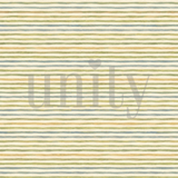 Patterned paper of soft horizontal stripes in fairway green, sky blue and cream.