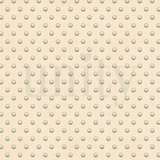 Cream patterned paper covered in an even grid of pale dimpled golf balls.