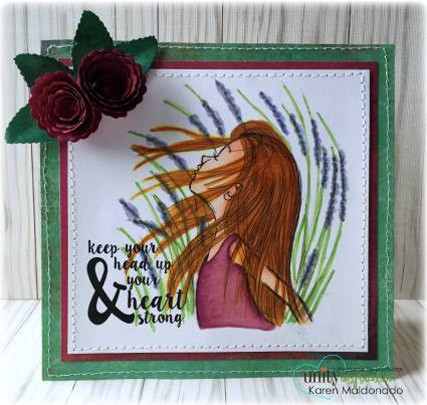 Head Up Heart Strong Unity Stamp Company