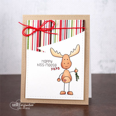 Happy KissMoose Everett Unity Stamp Company