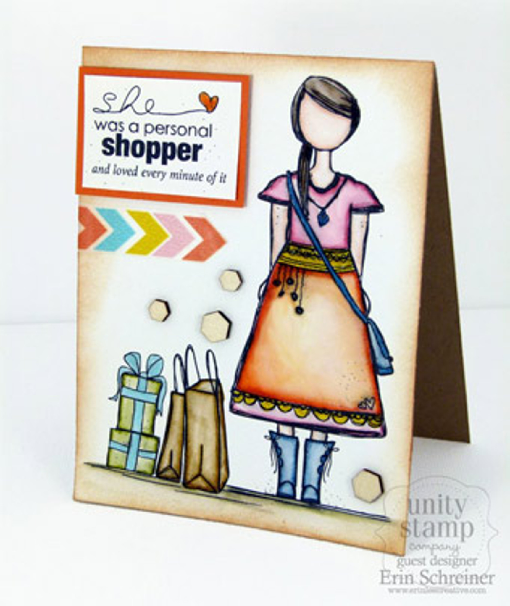 ERYN girl {she was a personal shopper} - Unity Stamp Company