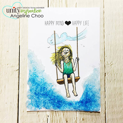 Happy Mind Happy Life – Swing Girl | Unity Stamp Co