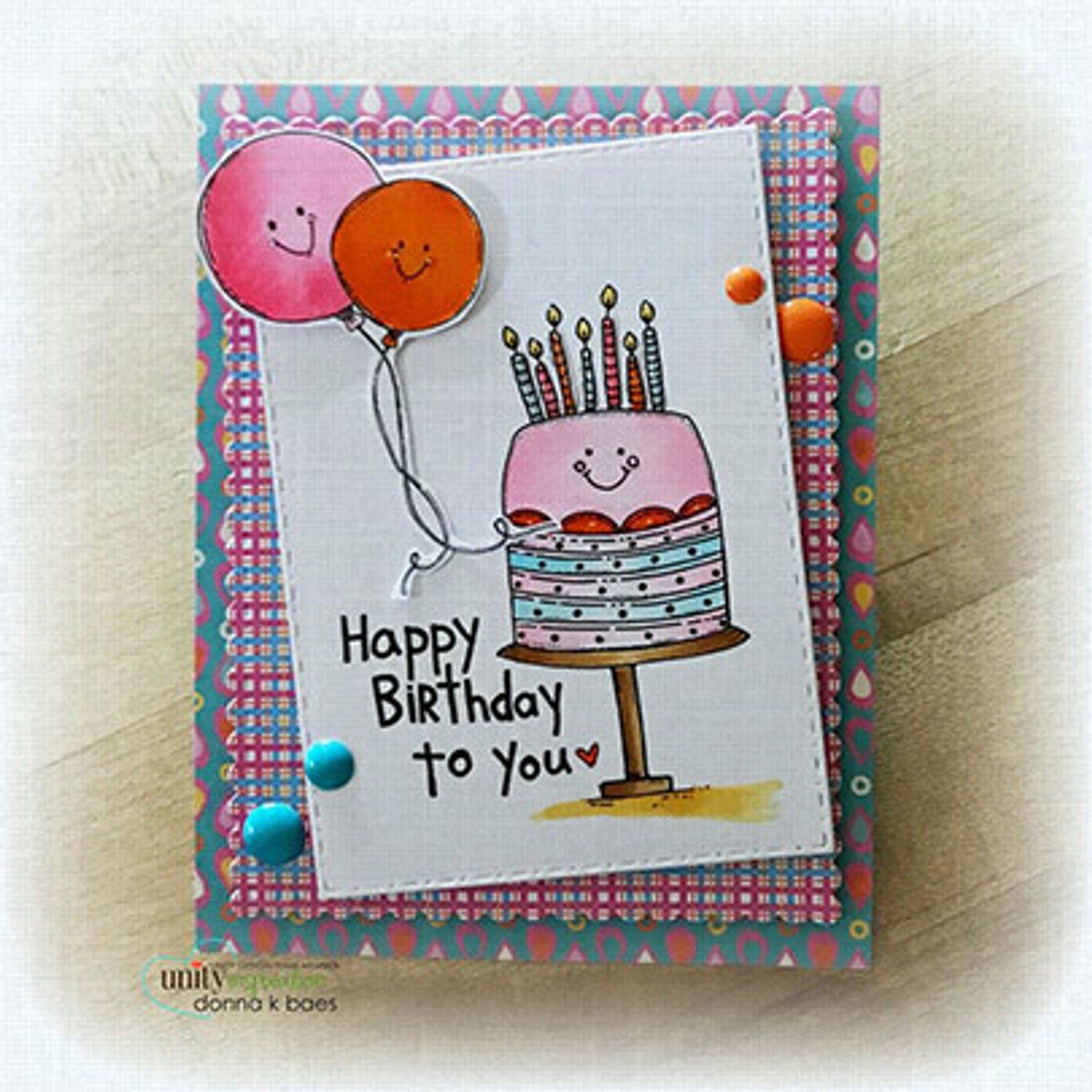 Birthday Jubilee {FRONT & CENTER stamps} - Unity Stamp Company