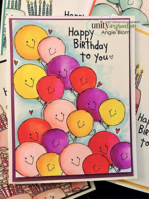 Happy Birthday to You – Smiley Cake Stamp | Unity Stamp Co