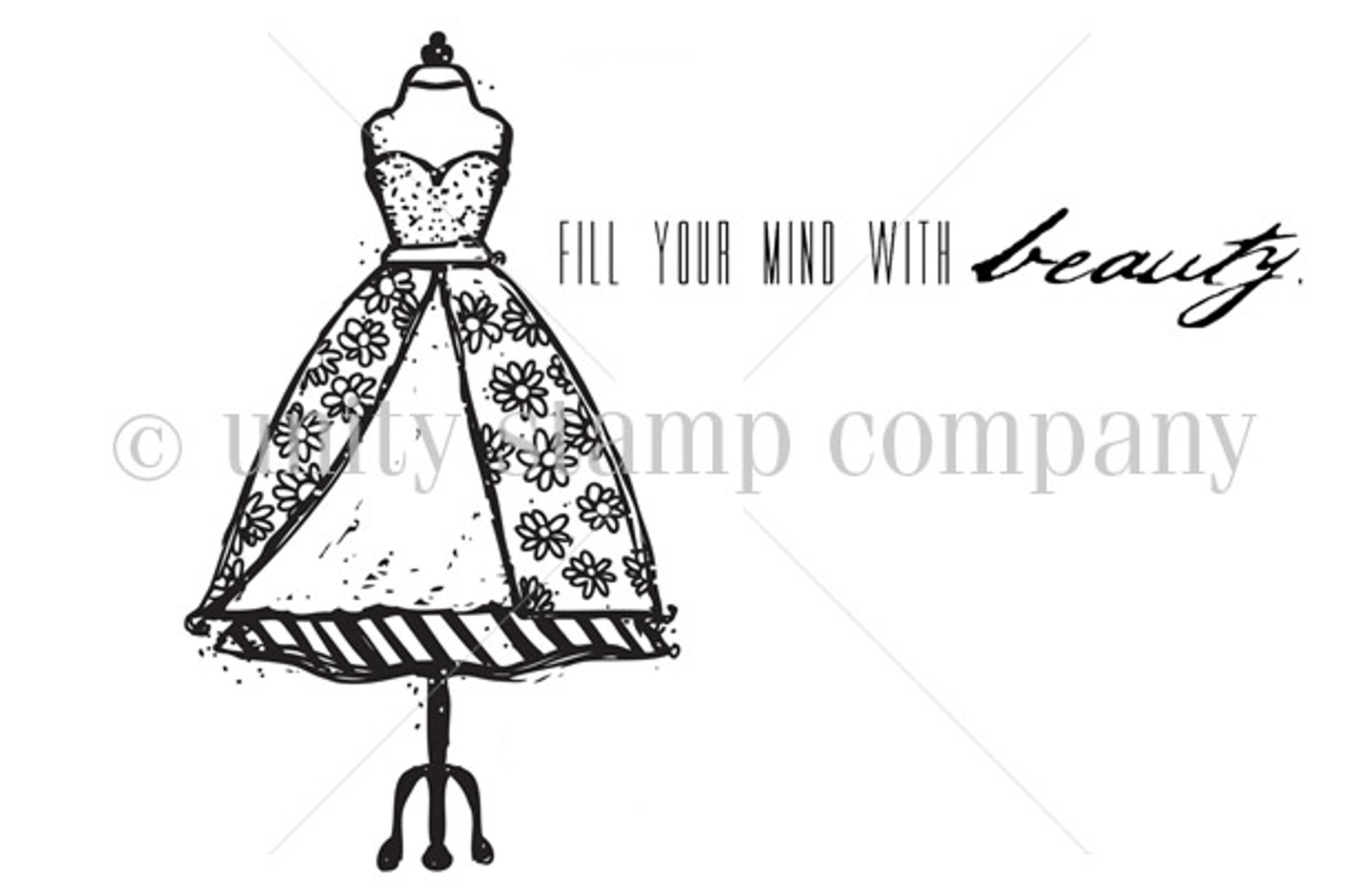 Mind & Beauty {dressform} - Unity Stamp Company