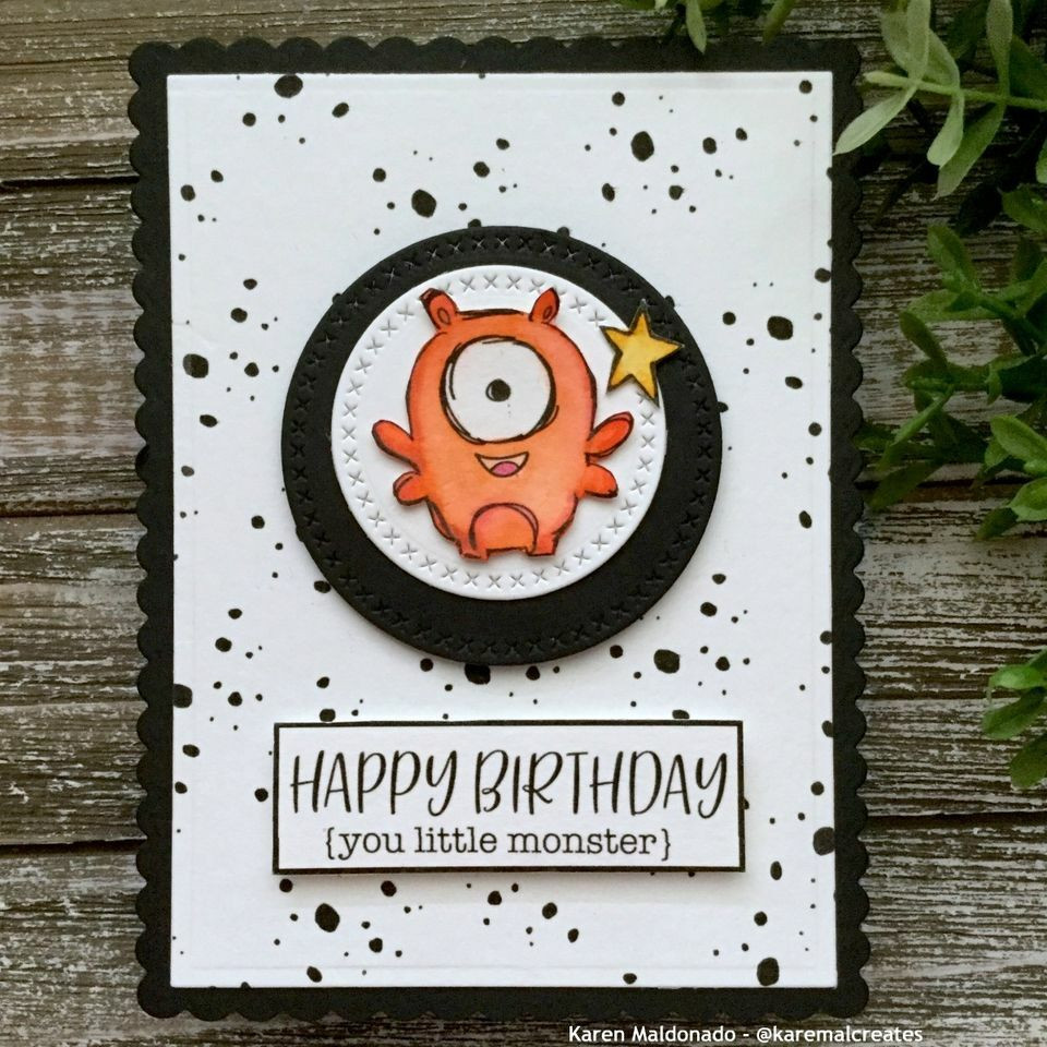 Monster Hugs – Birthday Stamp Set | Unity Stamp Co