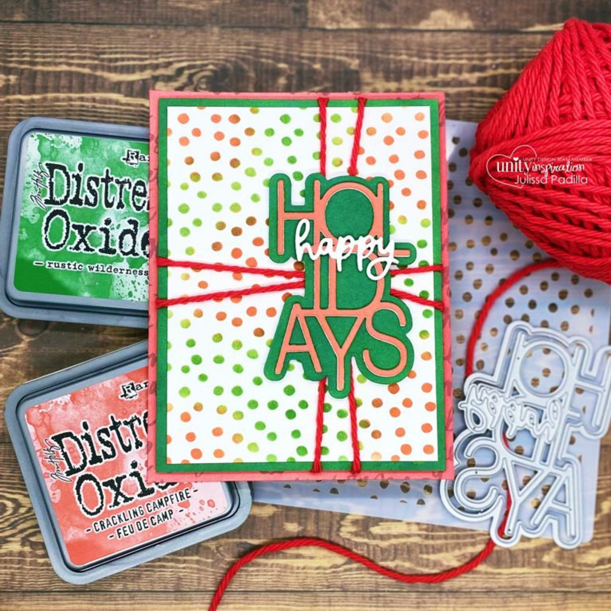 Momenta Die and Stamp Combo Sets - Holiday Saying