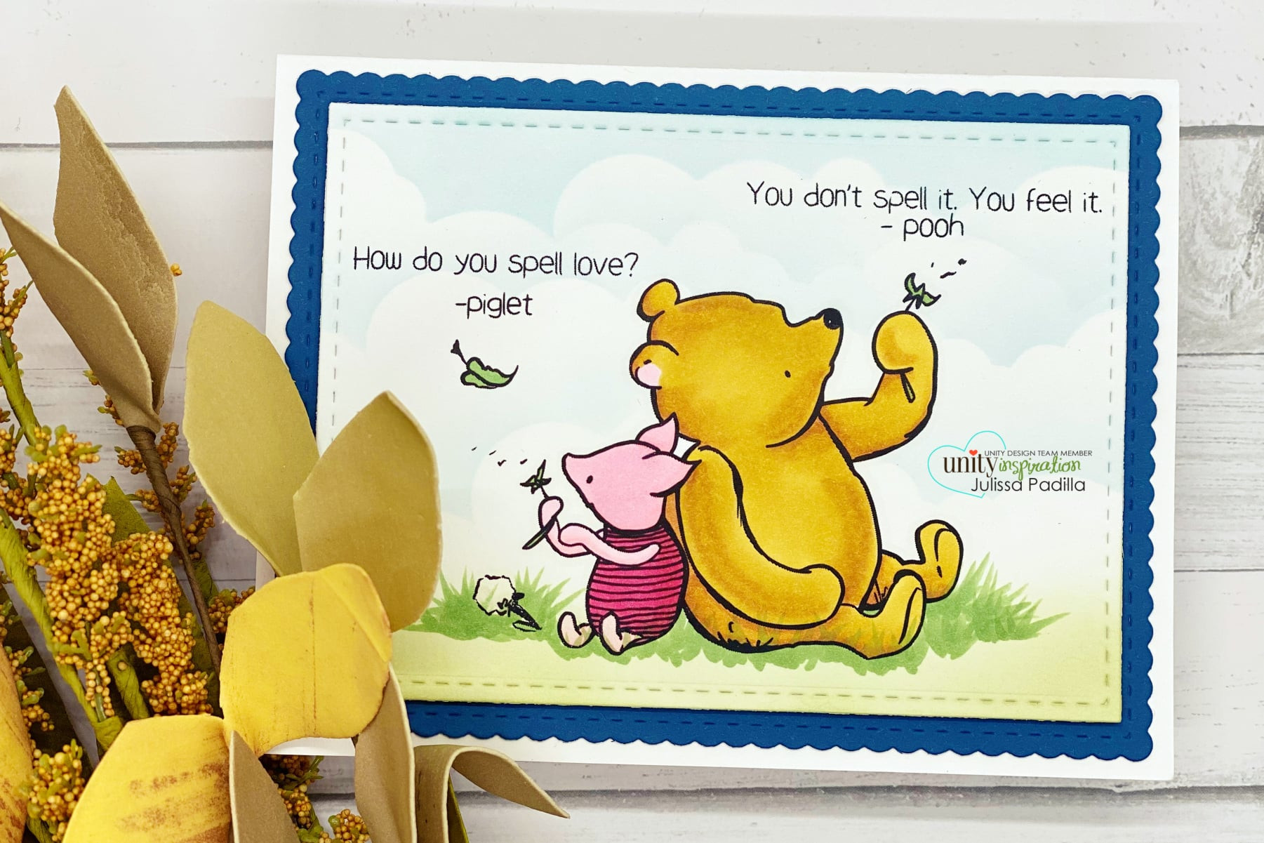 Winnie the Pooh: How Do You Spell Love? | Unity Stamp Co