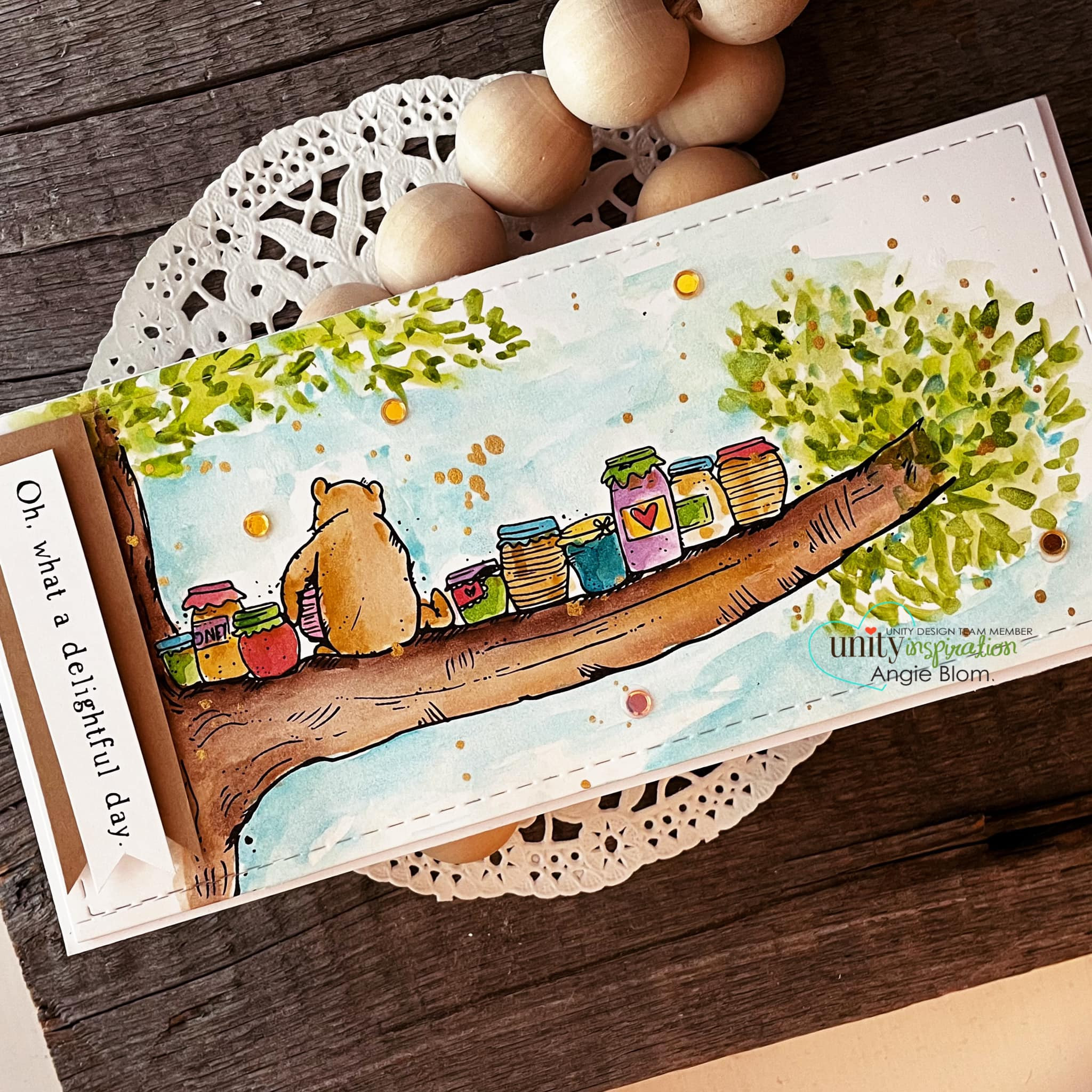 Winnie the Pooh: Oh Delightful Day - Unity Stamp Company