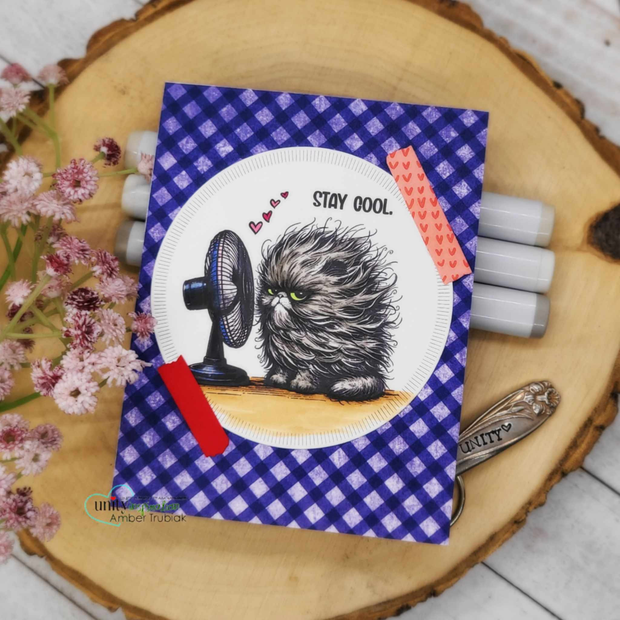 Fan Club Pissy Kitty – Hot Flash Stamps | Unity Stamp Co