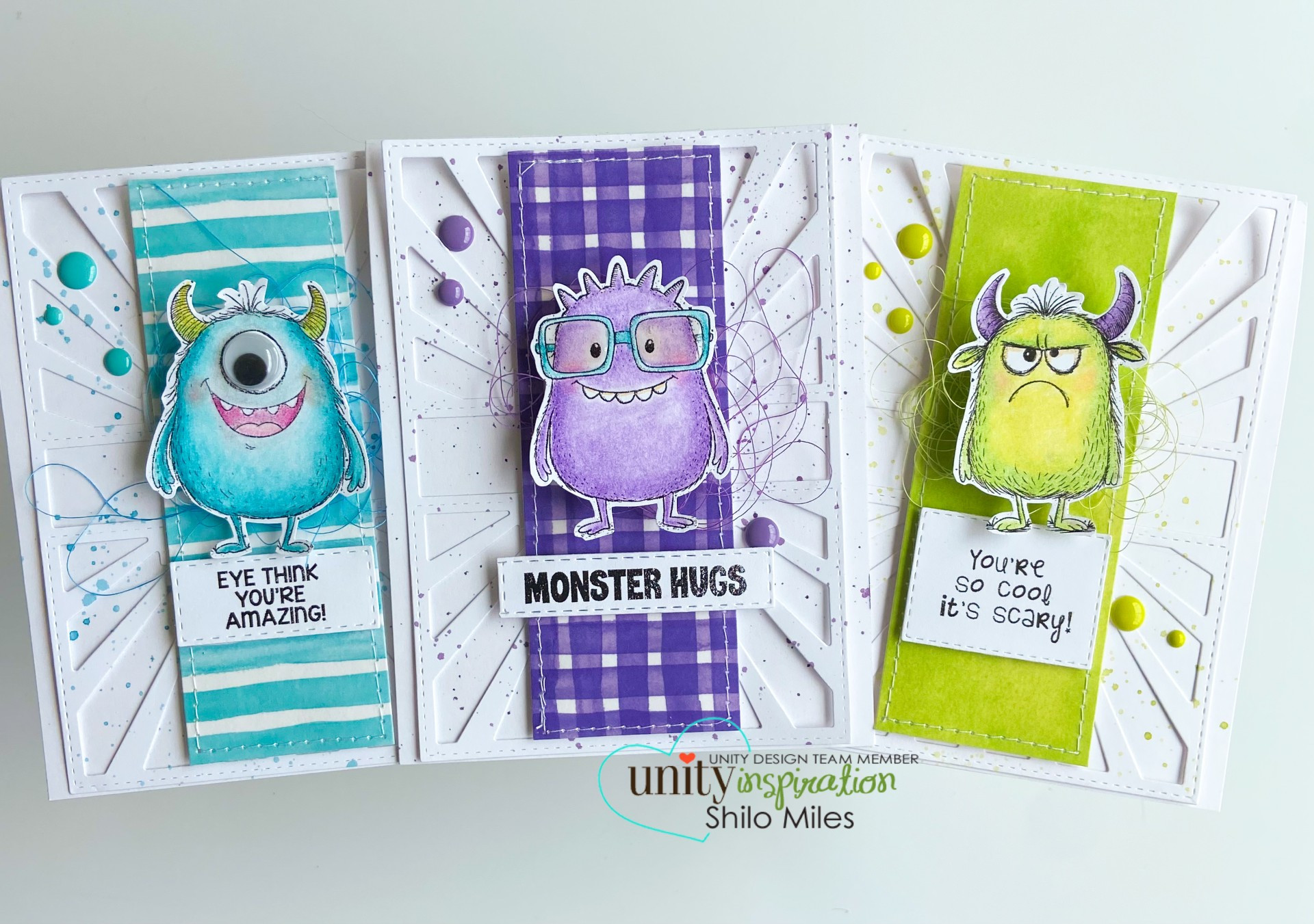 Monster Mayhem – Cute Monster Stamps | Unity Stamp Co