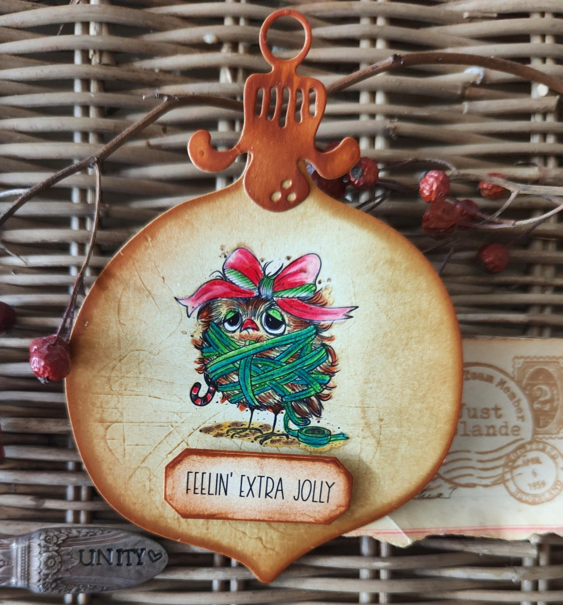 Holiday Flock Talk – Funny Christmas Bird Stamps | Unity