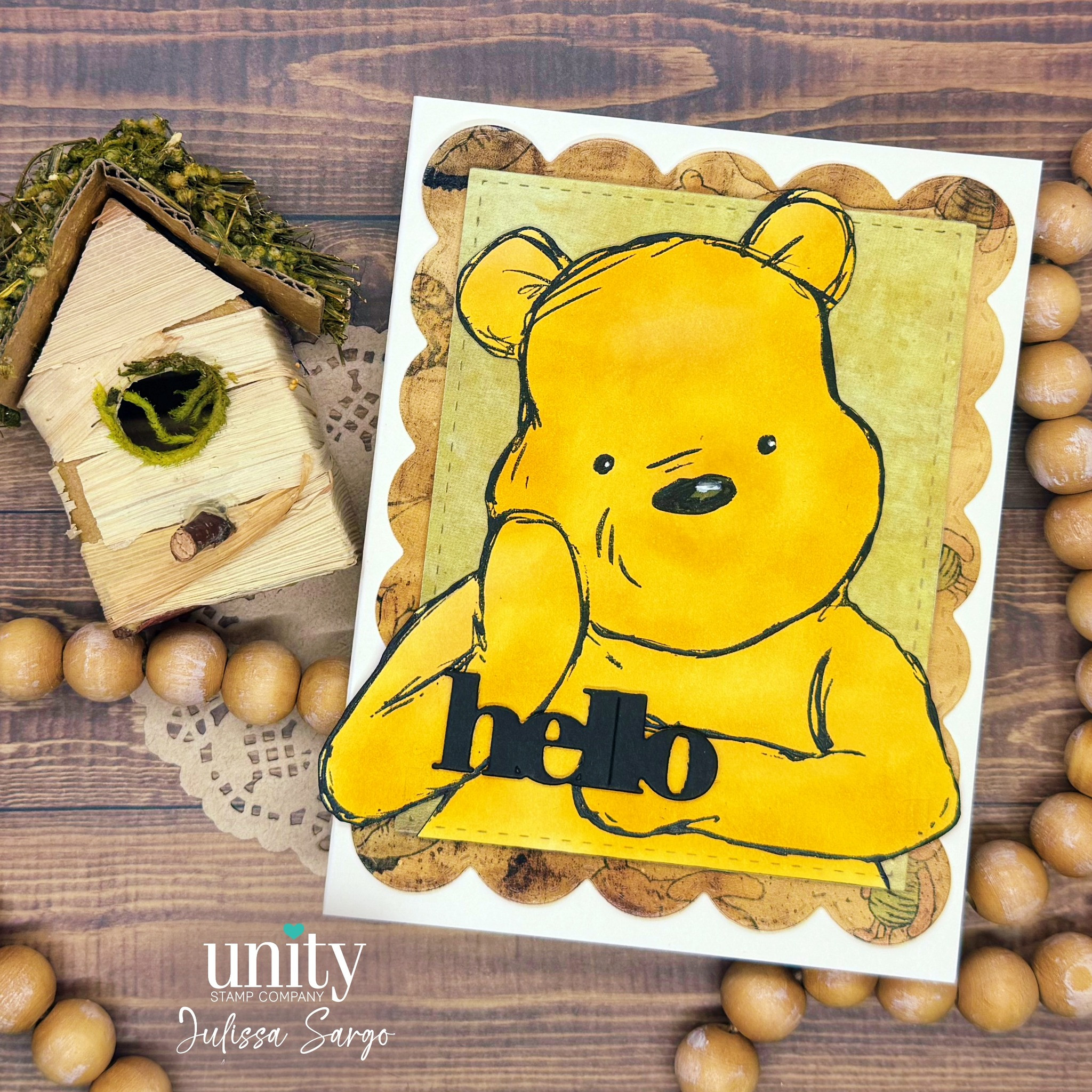Winnie the Pooh : A Tender Thought Stamp Set | Unity Stamp Co