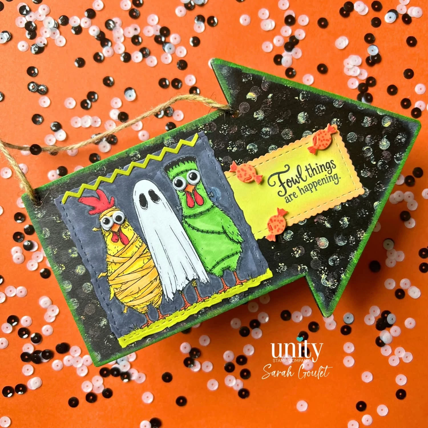 The Coop is Haunted – Halloween KOMpanion Set | Unity Stamp Co