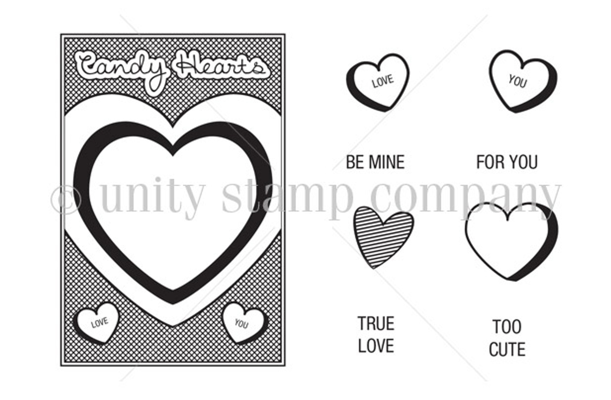 Candy Hearts - Unity Stamp Company