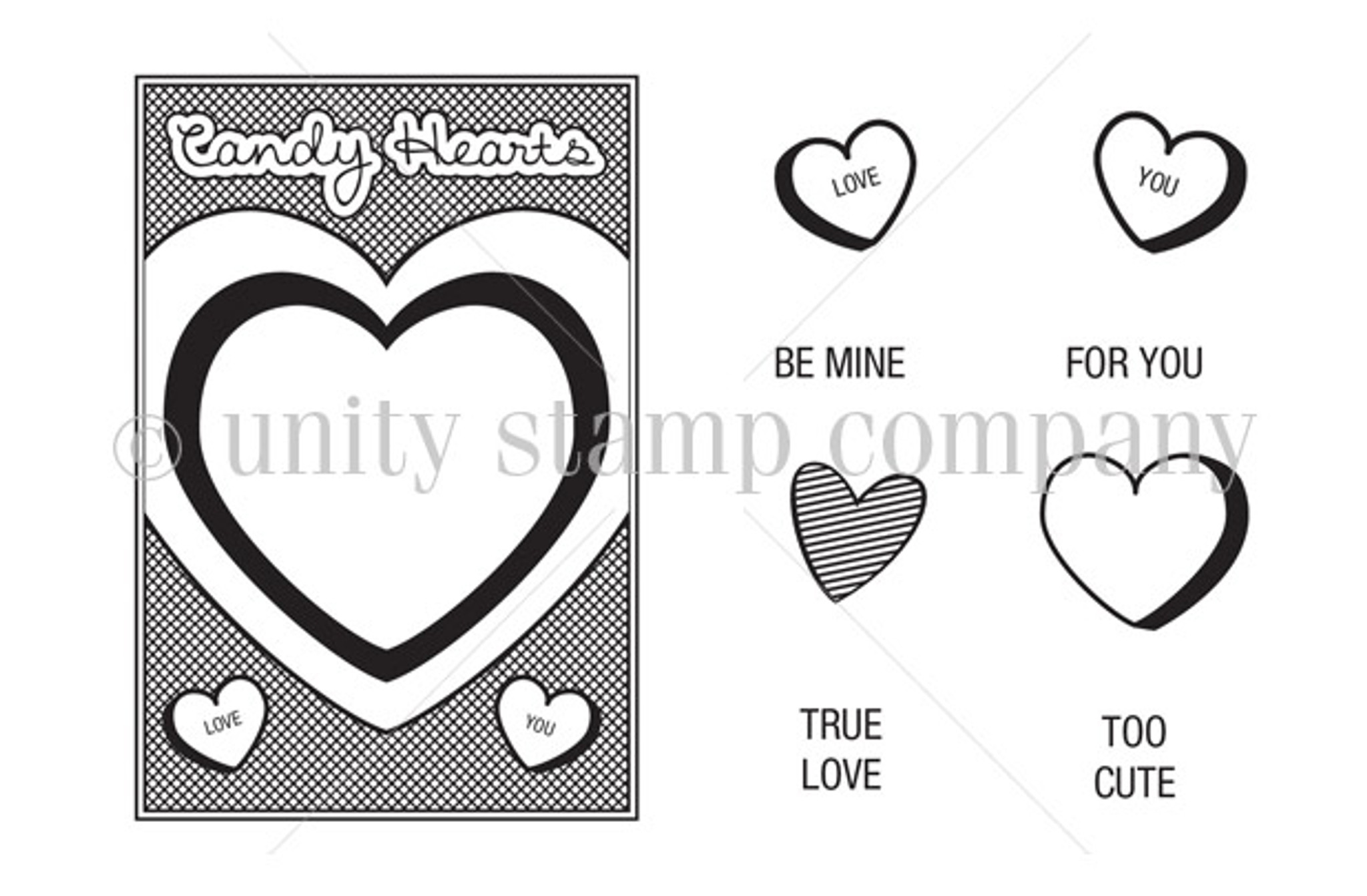 Heart - Stamp for Candies