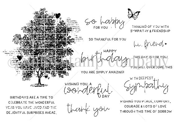 Tree Of Love FRONT CENTER Stamps Unity Stamp Company