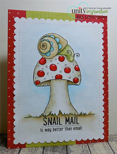 Happy Snail Mail {FRONT & CENTER stamps}